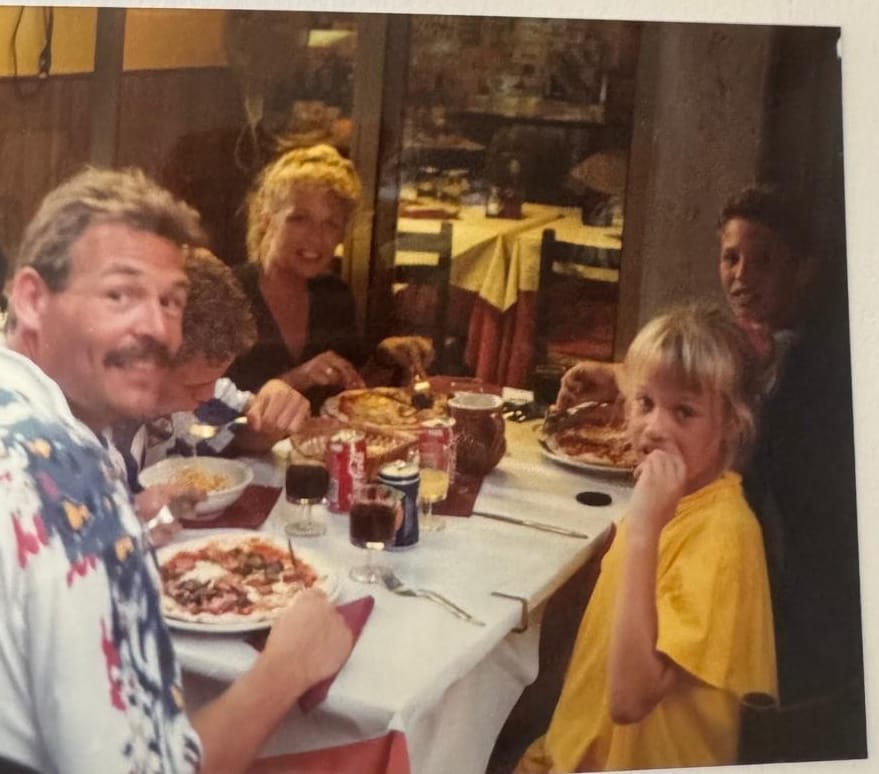 aan tafel, jaren geleden