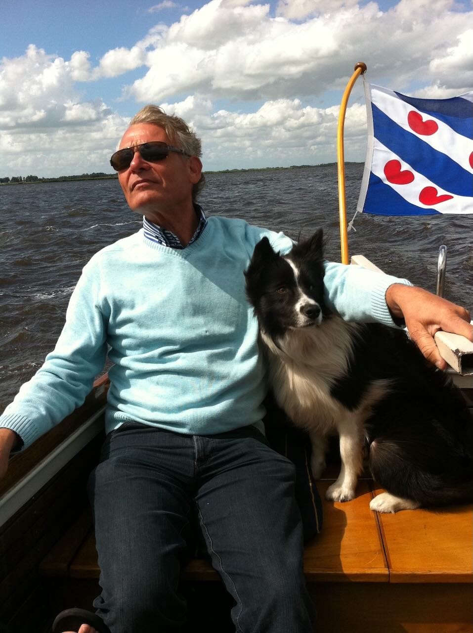 varen onder Friese vlag, eerste maat aan boord